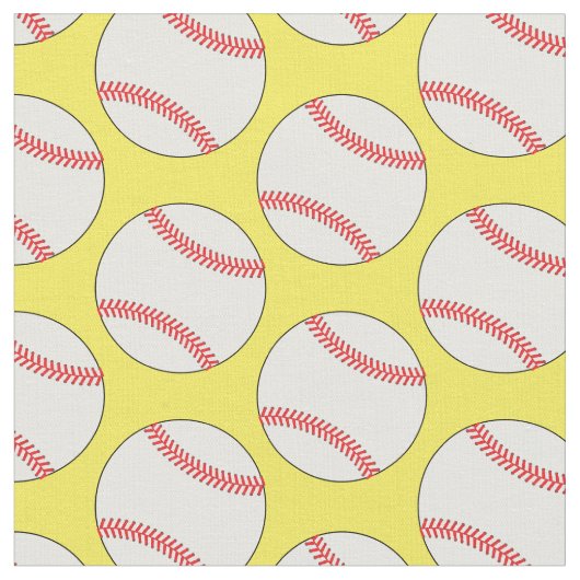 野球ボール スポーツ イエロー ファブリック (クローズアップ)
