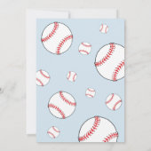 野球ボール 誕生日 子ども サンキューカード (裏面)