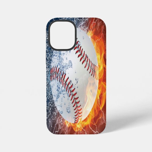 野球ボール iPhoneケース (裏面)