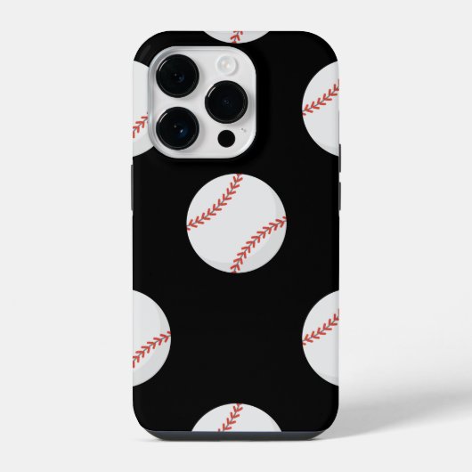 野球ボール iPhoneケース (裏面)