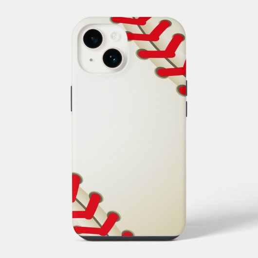 野球ボール iPhoneケース (裏面)