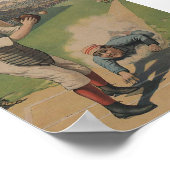 野球ポスタープリント ポスター (角)