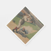 野球ポスターペーパーナプキン スタンダードランチョンナプキン (角)