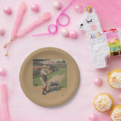 野球ポスター紙プレート ペーパープレート (パーティー)