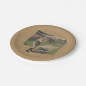 野球ポスター紙プレート ペーパープレート (アングル)