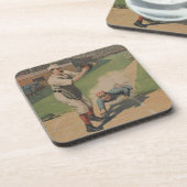 野球ポスター飲料用コースター コースター (左側)