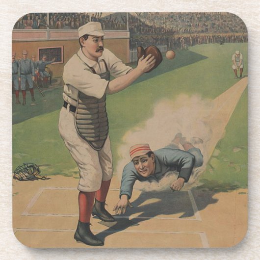 野球ポスター飲料用コースター コースター (正面)