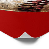 野球ポスター、チームカラー、チーム、選手の名前 ポスター (角)