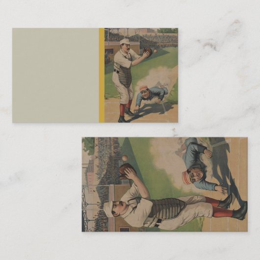 野球ポスター 名刺 (正面/裏面)