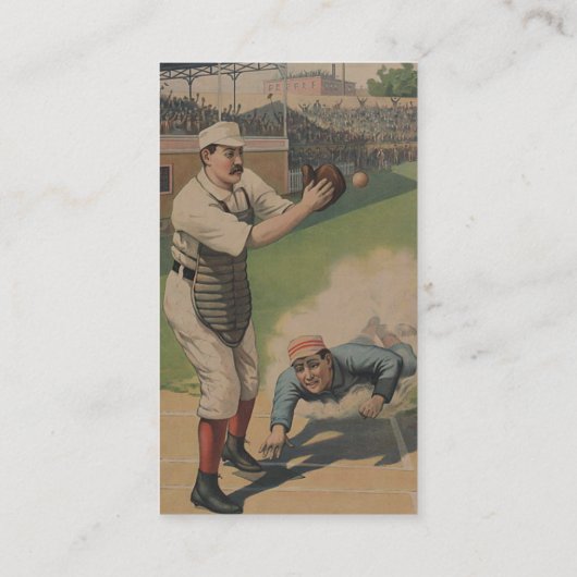 野球ポスター 名刺 (裏面)