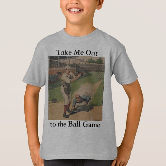 野球ポスターTシャツ Tシャツ (正面)