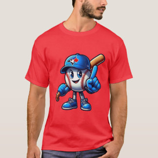 野球マスコット・キャラクターTシャツデザイン Tシャツ