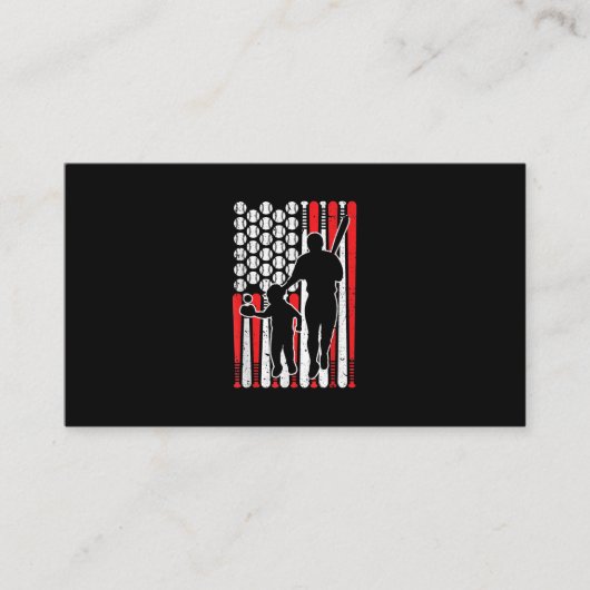 野球マッチングパパ&ソンファースデイ野球 名刺 (正面)