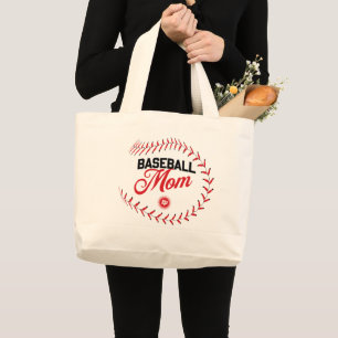 野球ママすごいトート! ラージトートバッグ