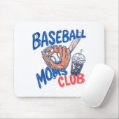 野球ママクラブ アイスコーヒー & グローブ スポーツ マウスパッド (マウス)