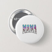 野球ママコケット弓試合日野球ママM 缶バッジ (正面&裏面)