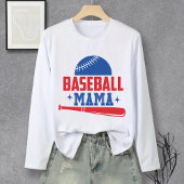 野球ママシャツ、母の日または誕生日ギフト Tシャツ