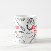 野球ママパタークラシックンマグカップ11オズ コーヒーマグカップ (中央)