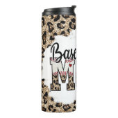 野球ママヒョウ柄タンブラースポーツママ タンブラー (回転左)