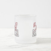 野球ママフロステッドマグ フロストグラスマグカップ (中央)