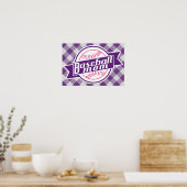 野球ママポスタープリント ポスター (キッチン)