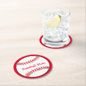 野球マママラウンド紙コースター ラウンドペーパーコースター (インサイチュ)