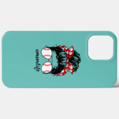 野球ママーライフメッシーブンモンライフおもしろい Case-Mate iPhoneケース (裏面 (横))