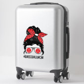 野球ママ乱雑パン シール (スーツケース)