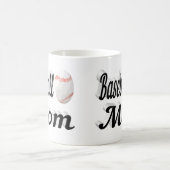 野球ママ半文字コーヒーマグ コーヒーマグカップ (中央)