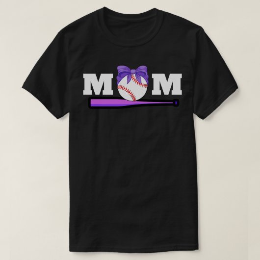 野球ママ52 Tシャツ (デザイン正面)
