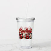 野球ママ アクリルタンブラー (裏面)