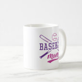 野球ママ コーヒーマグカップ (正面右)