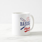 野球ママ コーヒーマグカップ (正面右)