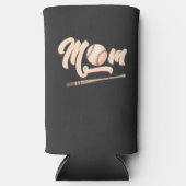 野球ママ スリム缶クーラー (正面)