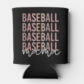 野球ママ |野球のママのプレゼント 缶クーラー (裏面)