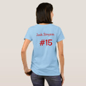 野球ママ Tシャツ (裏面フル)