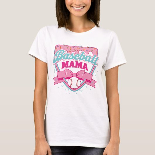 野球ママ Tシャツ (正面)
