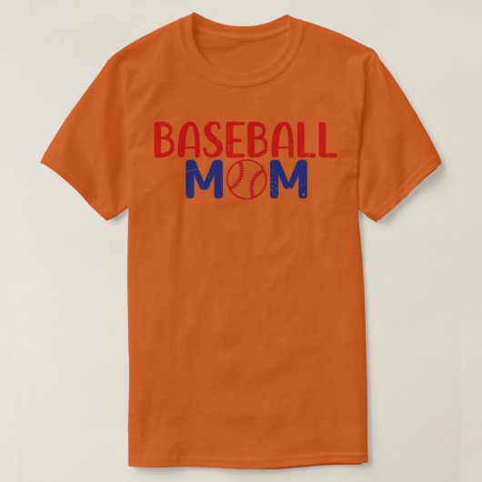 野球ママ Tシャツ (デザイン正面)