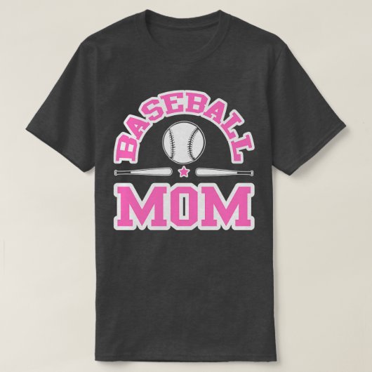野球ママ Tシャツ (デザイン正面)