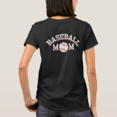 野球ママ Tシャツ (裏面)