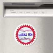 野球ママTシャツとギフトユニーク製品 マグネット (インサイチュ (食洗機))