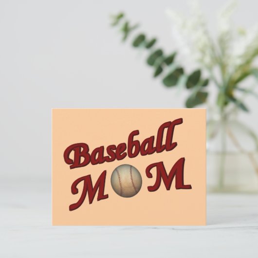 野球マムはがき ポストカード (スタンド正面)