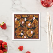 野球ミッツパターンナプキン スタンダードカクテルナプキン (インサイチュ)