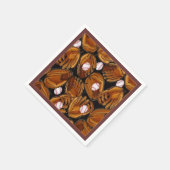 野球ミッツパターンナプキン スタンダードカクテルナプキン (角)