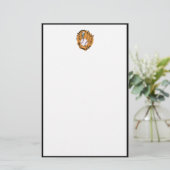 野球ミットアンドボール 便箋 (スタンド正面)