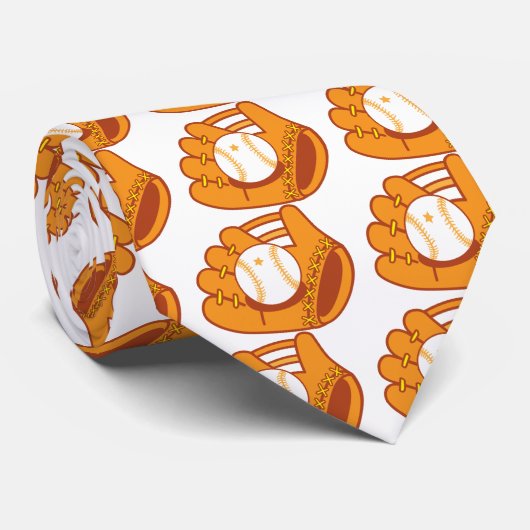 野球ミット ネクタイ (ロール)