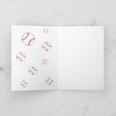 野球メモリメイトありがとうコーチ2フォトカード サンキューカード (内部)