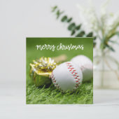 野球メリークリスマスボールとグリーングラス シーズンカード (スタンド正面)