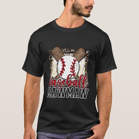 野球モウマヒョウ野球家族 Tシャツ (正面)