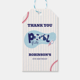 野球モダンプール誕生会 ギフトタグ